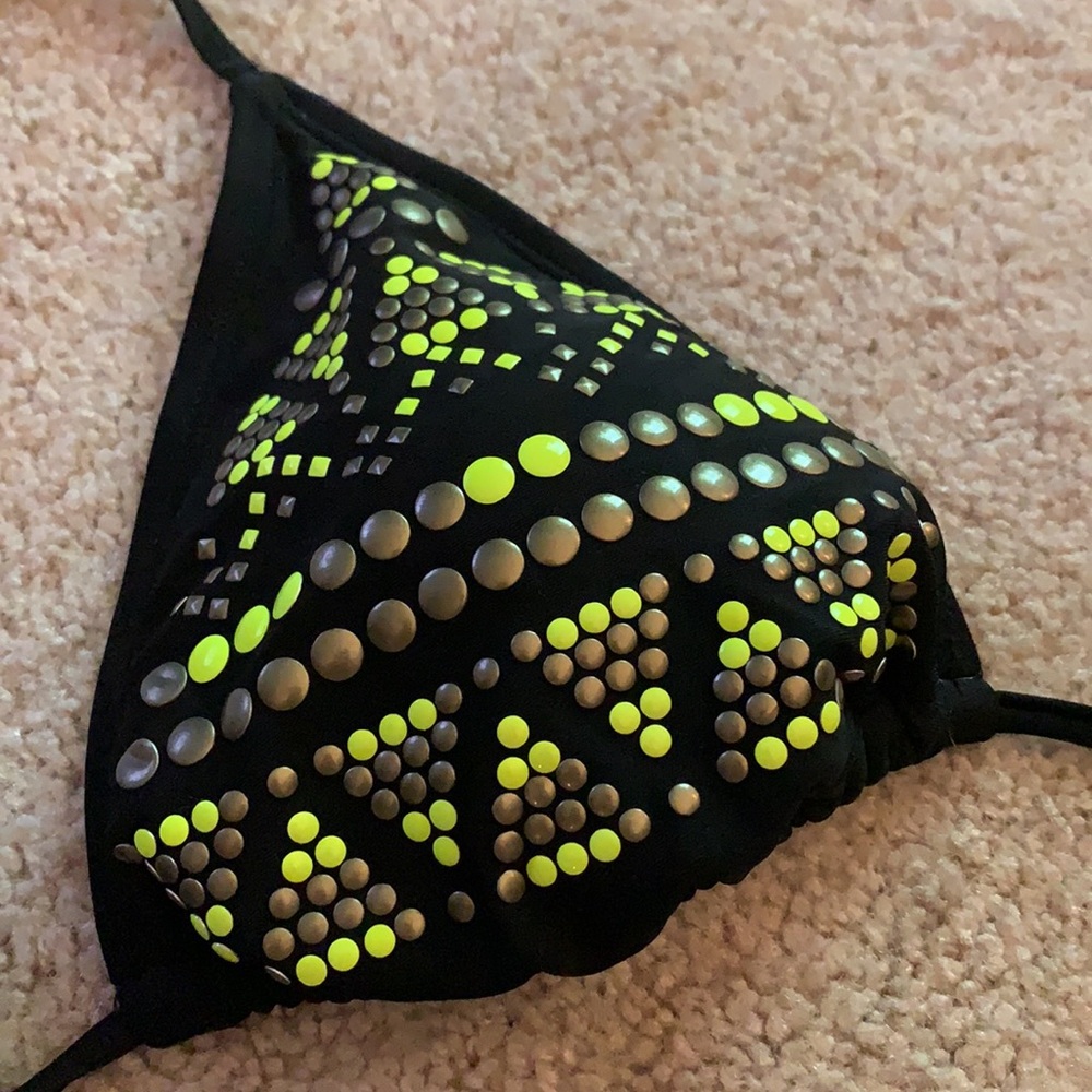 Neon Aztec Bikini Top - Picture 3 of 9